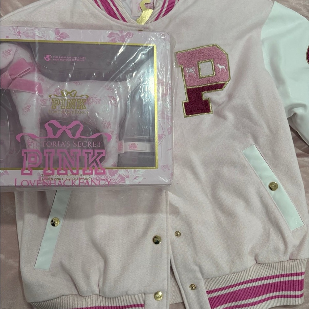 Victoria's Secret Pink Jacket with Fragrance Set
